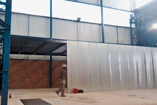 Storage shed with galvanised IBR enclosure