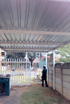 Tandem carport with Galvanised IBR