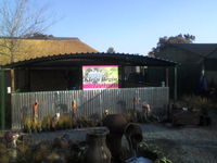 Arched roof with galvanised IBR or corrugated 